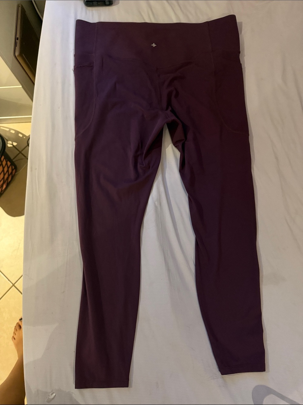 Halara High-Waist purple workout Leggings